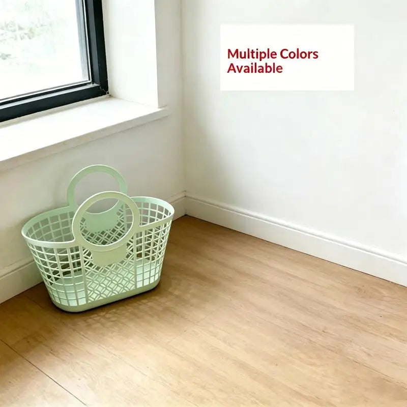 MShower Basket Handles Portable Large Capacity Drainage Box Household Zpaxo A4