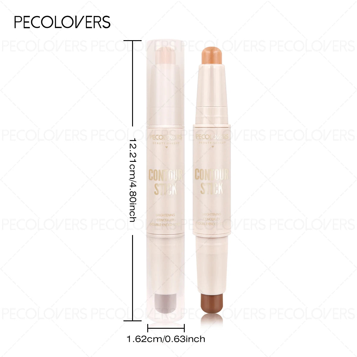 1PC Highlight and Contour Stick, Facial Highlighting, Shaping The Facial Contour, Three-dimensional, Essential Daily Makeup Tool Zpaxo