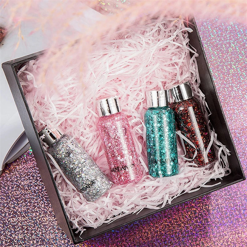 Eye Glitter Body Face Gel Art Waterproof Gloss Shine Multifunctional