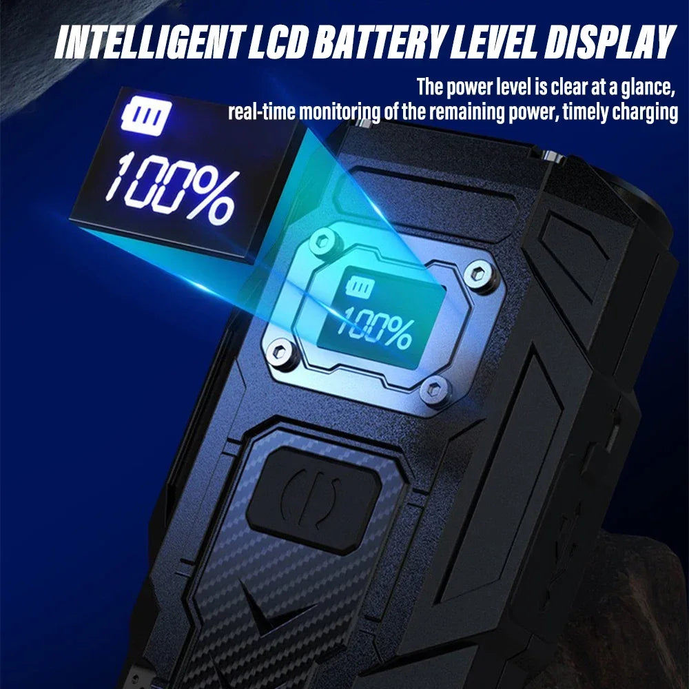 ESMARTER 1000LM Rechargeable LED Flashlight & COB Work Light Rechargeable Flashlight Zpaxo