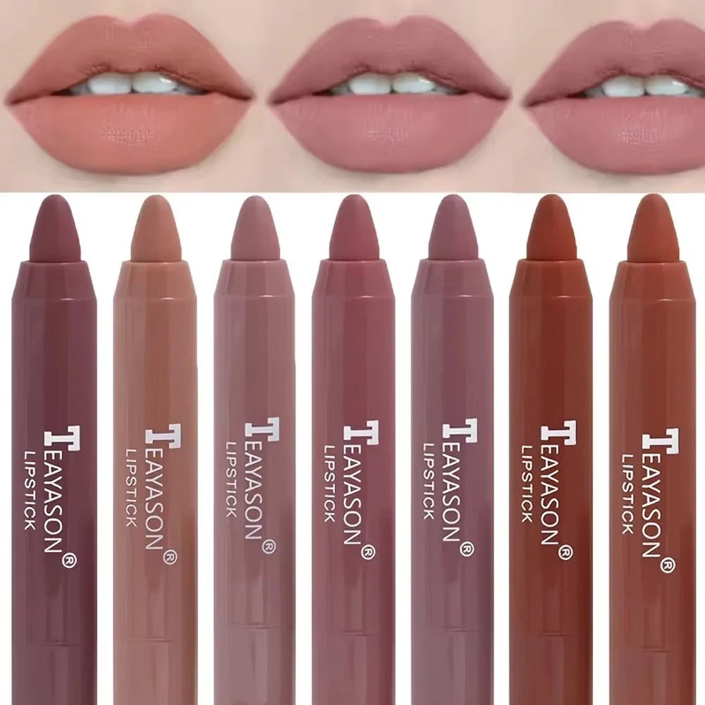 Matte Lipstick That Doesn'T Smudge, Provides Long-Lasting Color, Waterproof and Sweat-Proof, Versatile for Everyday Use, a Must-Have Zpaxo