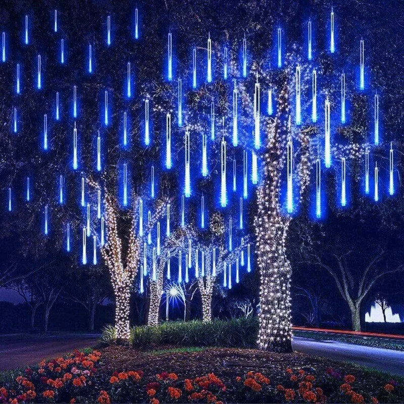 Solar Meteor Shower LED Lights – IP65 Outdoor Festival Decor Solar Festival Lights Zpaxo
