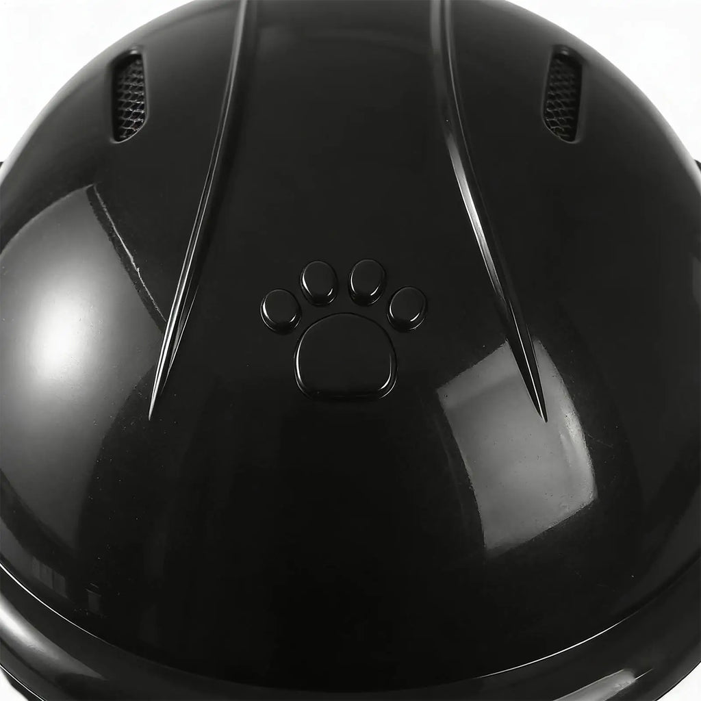 Pet Helmet Comfortable With Ear Holes Pet Helmet Cat Dog Hat For Medium Large Breeds Bike Riding Outdoor Activities Camping Zpaxo