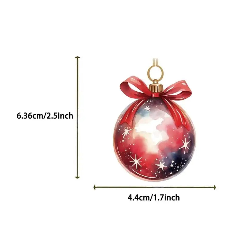 652F Environmental Friendly PET Christmas Transfers 50 Unique Clear Zpaxo