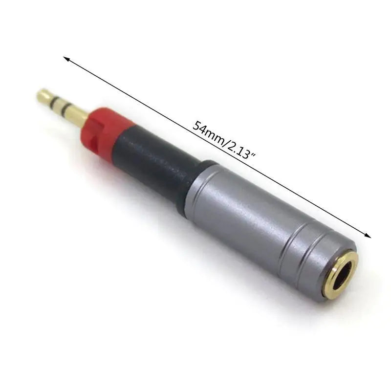 652F 5.4cm Length Portable Gold-Plated Adapter Plugs for ATH-M70X M40X M50X M60X for Zpaxo