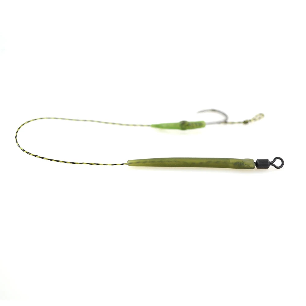 HIRISI 20pcs/20pcsX3 Carp Fishing Anti Tangle Sleeves Connect With Hook Carp Fishing Terminal Tackle AH007 For Outdoor Fishing Zpaxo