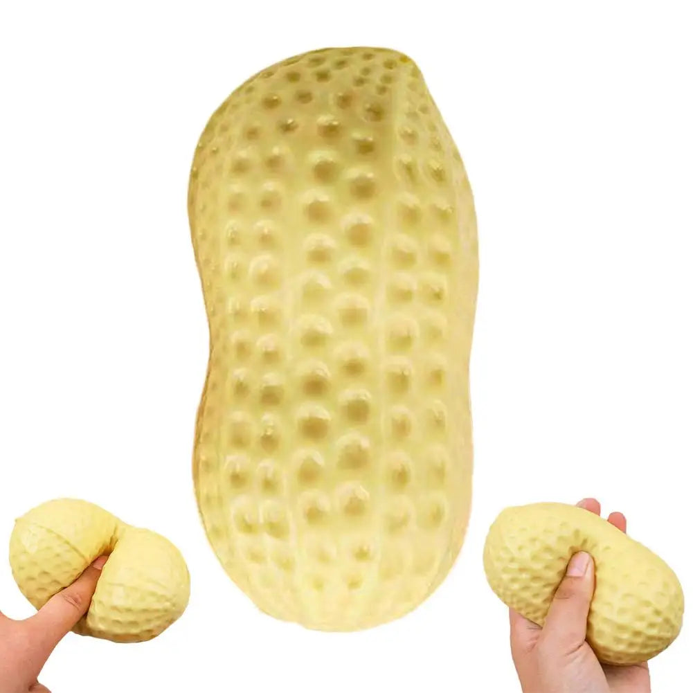 Peanut Stress Relief Squeeze Toy – ADHD & Autism Sensory Fidget Sensory Fidget Toy Zpaxo 1pc