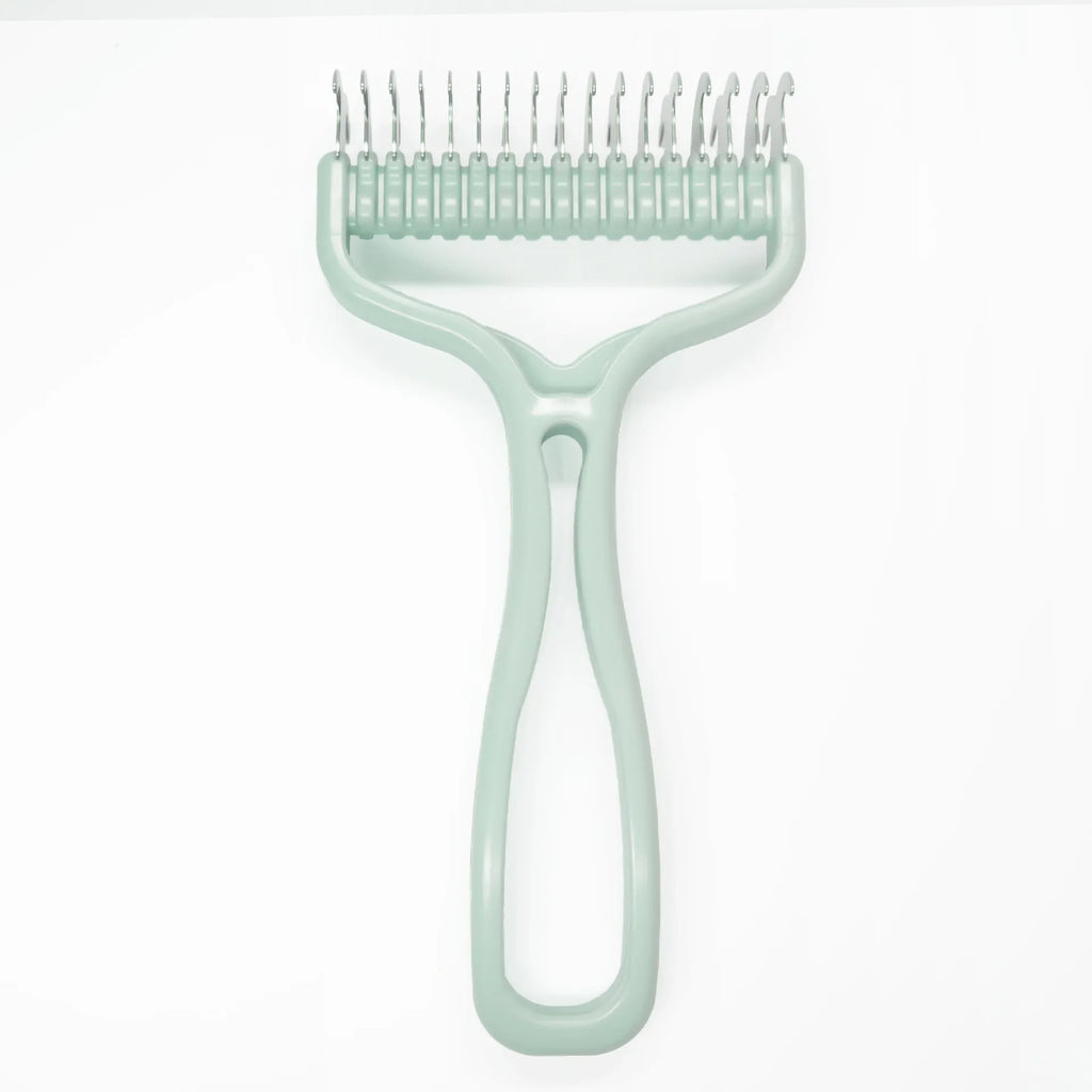 2-in-1 Cat & Dog Grooming Brush – Knot Cutter & Shedding Comb