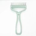 2-in-1 Cat & Dog Grooming Brush – Knot Cutter & Shedding Comb