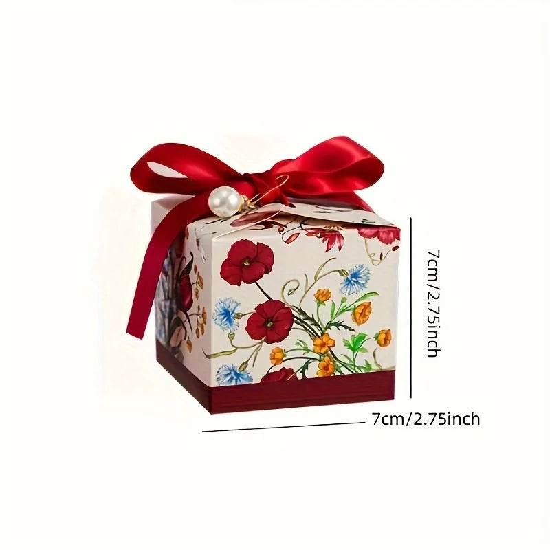 Deluxe Flower Candy Boxes 24/12 Pack – 2.75" Party Favor Boxes