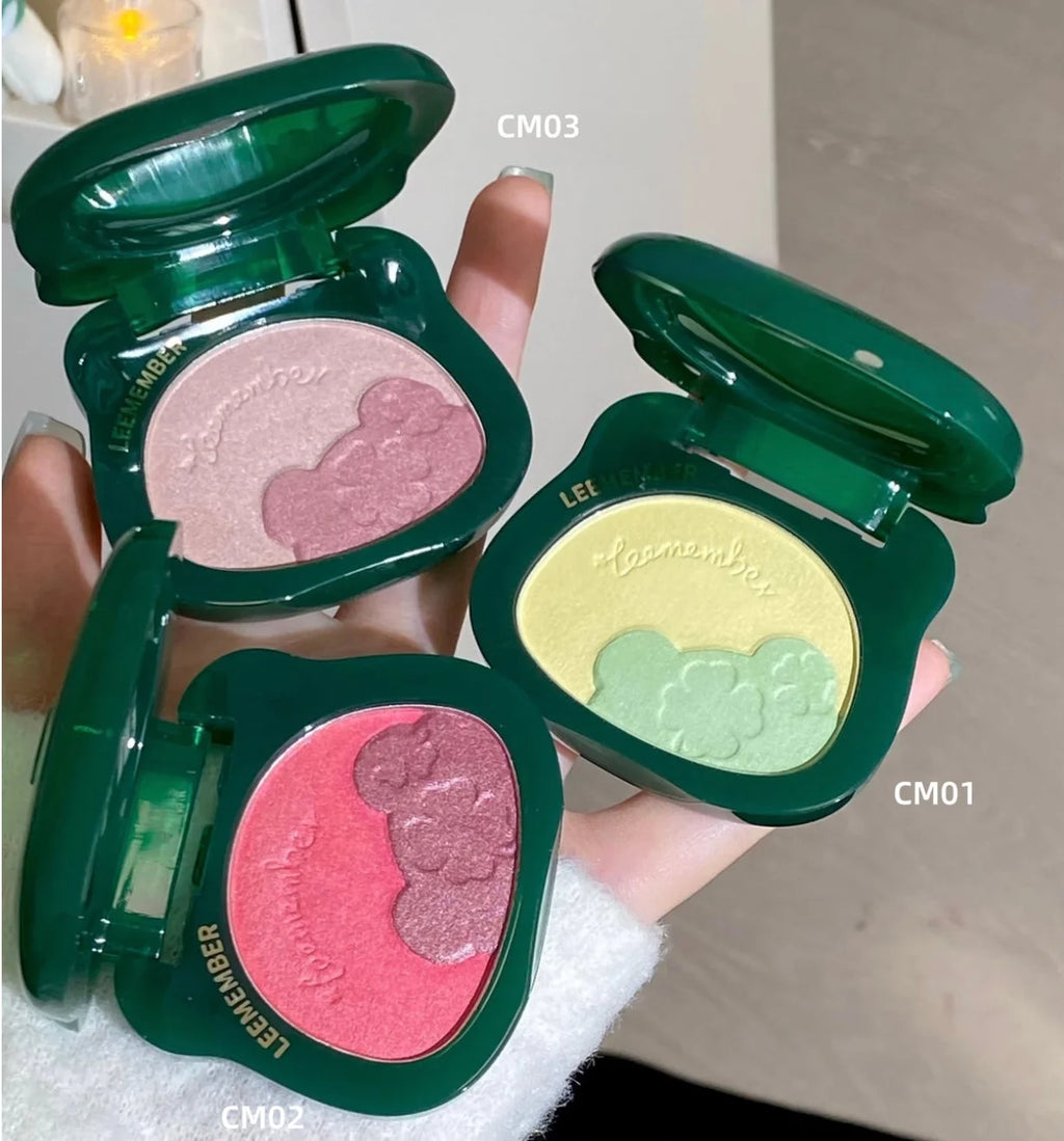 LEEMEMBER Satin Finish Multi Purpose Powder Summer Edition Blush Zpaxo