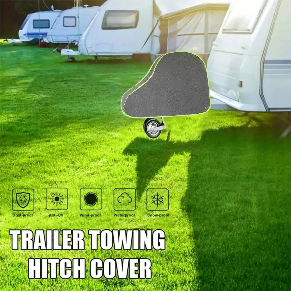Waterproof Trailer Hitch Cover – RV Caravan Tow Hitch Protector Trailer Hitch Cover Zpaxo