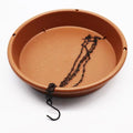 Outdoor Hanging Bird Feeder Bath Tray Plastic Water Drinker Garden