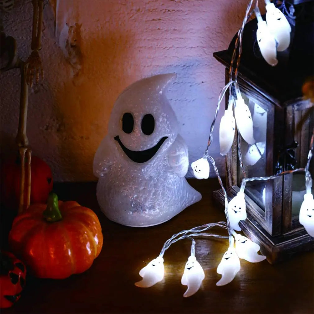 Solar Ghost Light Halloween Christmas Decoration String Led Lamp Sun Zpaxo