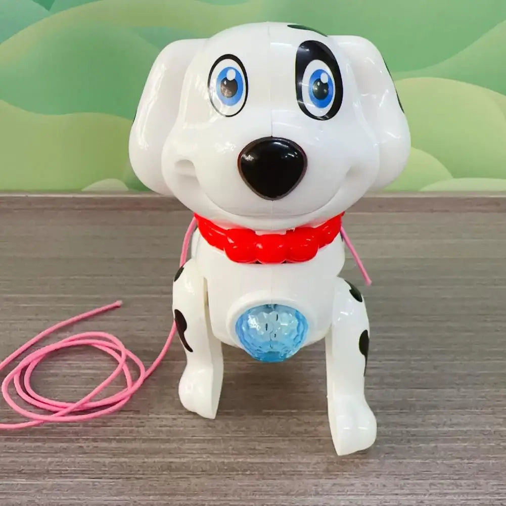 1/2PCS Toy Dog Adorable Dalmatian Interactive Light Electric Musical Puppy Bionic Walking Dynamic music for Small Babies Infant Zpaxo