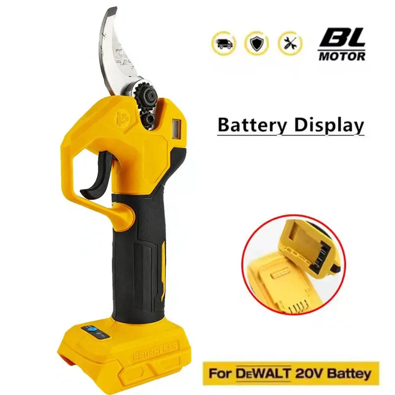 Fit Dewalt 20V 18V Battery Electric Scissor Cordless Pruner Shears