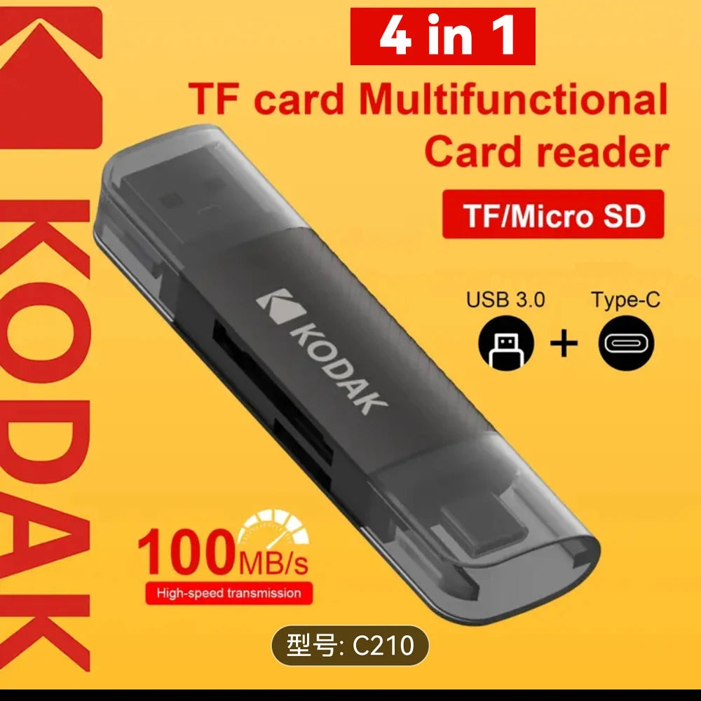 Kodak 1 Card Reader Micro Sd TF Usb Adapter Speed Cardreader Memory Zpaxo