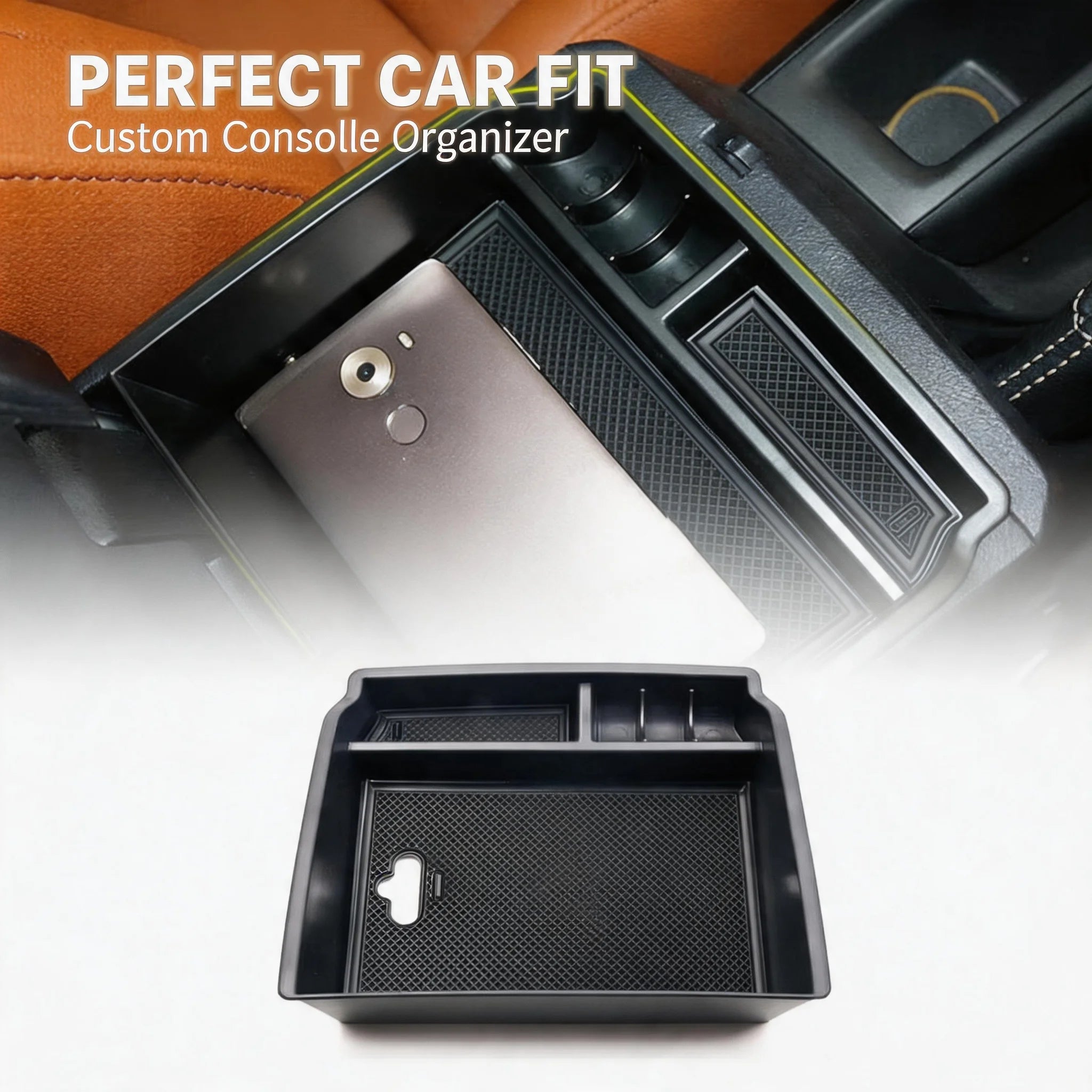 Console Organizer Storage Box for Toyota Hilux & Fortuner 2016–2024