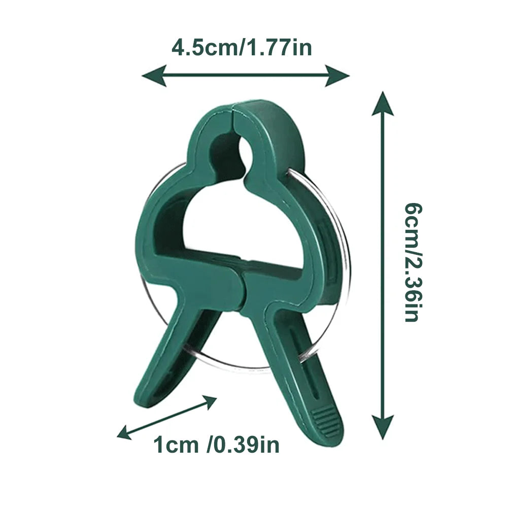 20 Garden Tomato Plant Support Clips Reusable Vines Grow Upright