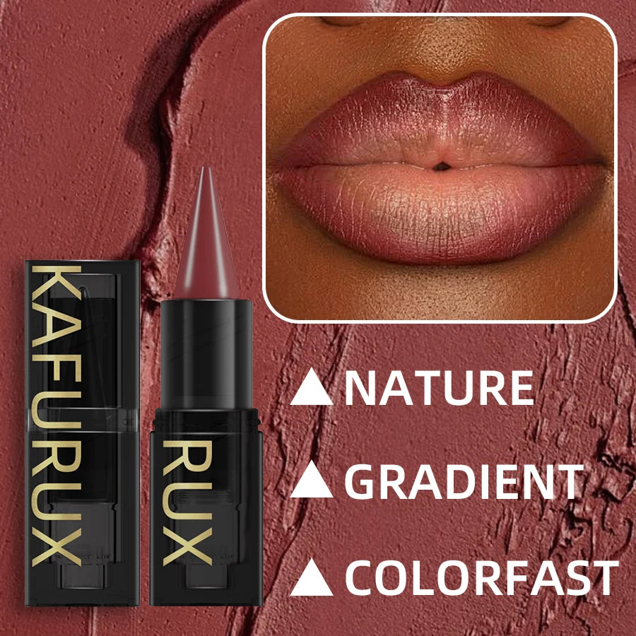 15-Colors Sexy Red Lipstick Pen Waterproof Matte Contour Tint Long