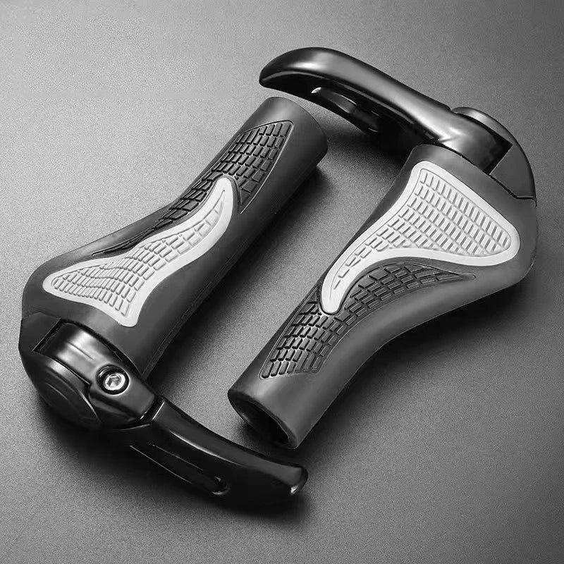 Bike Handlebar Grips Ergonomics Extended Bar Non-slip Rubber Durable