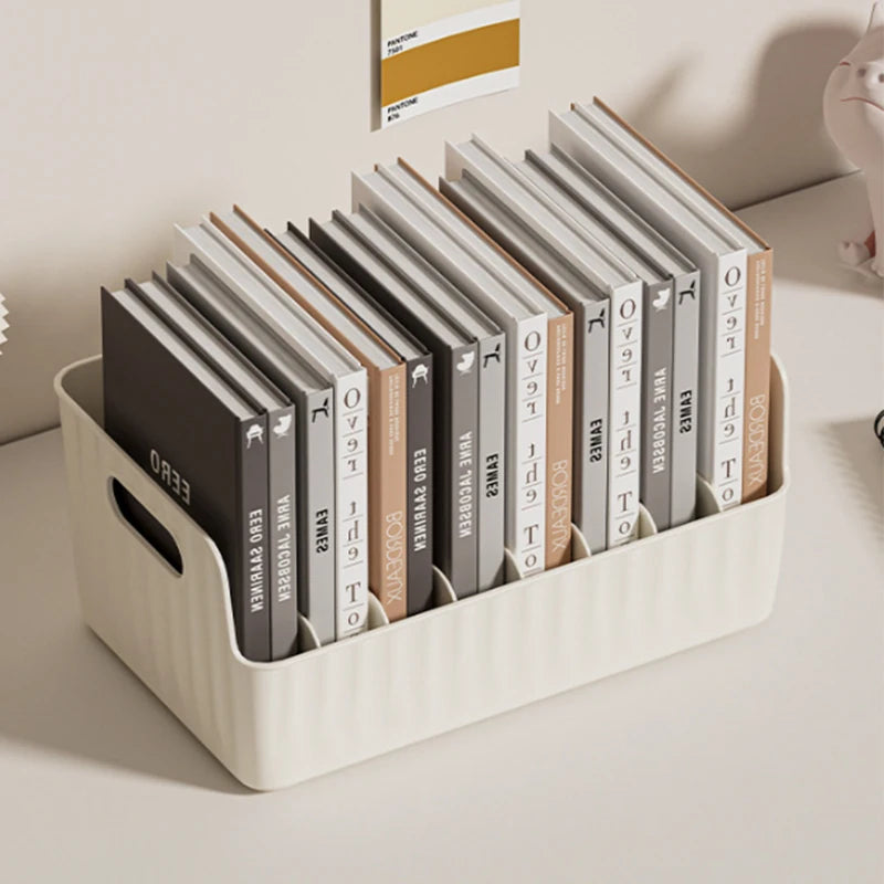 Refrigerator Organizer Bin Plastic Food Storage Tapes Books Seasoning