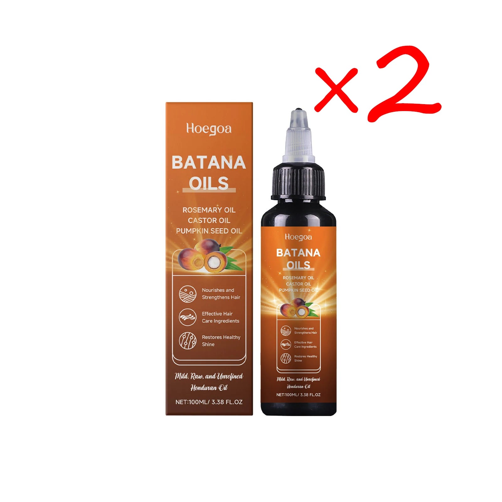 Batana Rosemary Hair Growth Oil – Scalp Nourishment & Repair Hair Growth Oil Zpaxo 200ml boxed