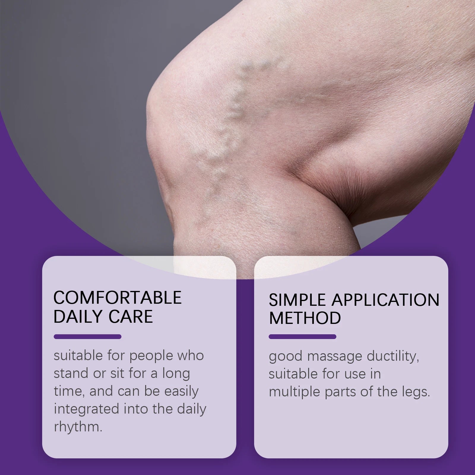 Varicose Vein Relief Cream – Reduce Leg Fatigue & Improve Circulation Varicose Vein Cream Zpaxo