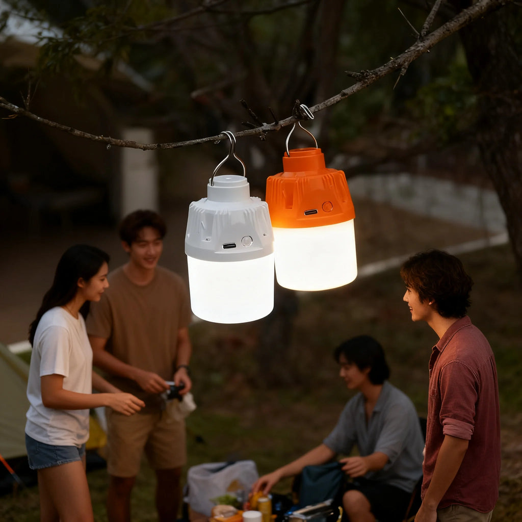 Portable USB Rechargeable LED Camping Lantern – 3 Light Modes LED Camping Lantern Zpaxo