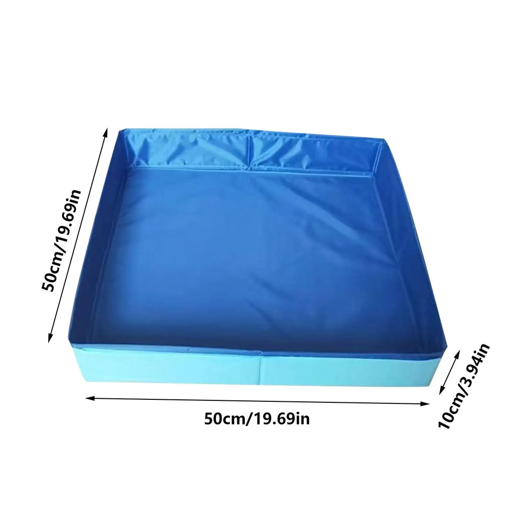 Dog Kids Pool PVC Folding Pet Swimming Non-inflatable Foldable Wading