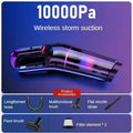 Portable Handheld Car Vacuum High Suction Wet Dry Cleaner for Auto Interior Household Water Absorption Lightweight Cordless Zpaxo black