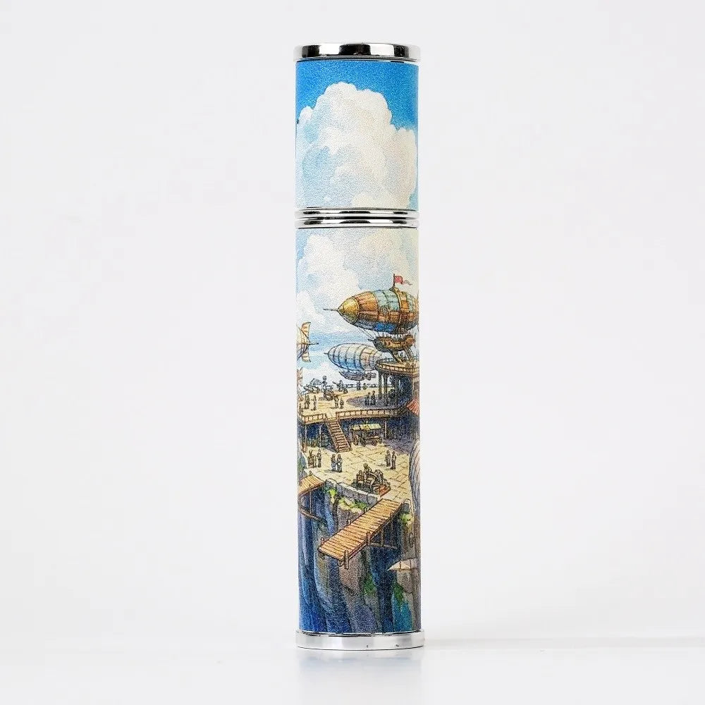 Mini Perfume Atomizer Bottles PU Leather Ultra-light Liquid Container Zpaxo