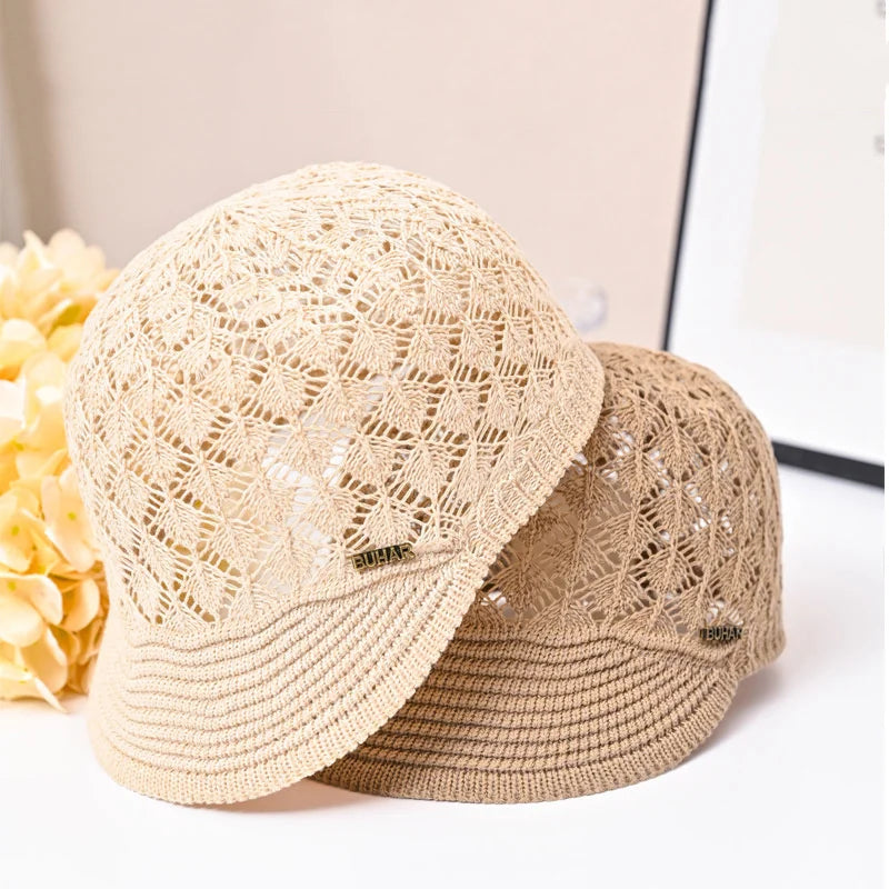 Hollowed-out Breathable Baseball Hat Soft Silky Niche Design