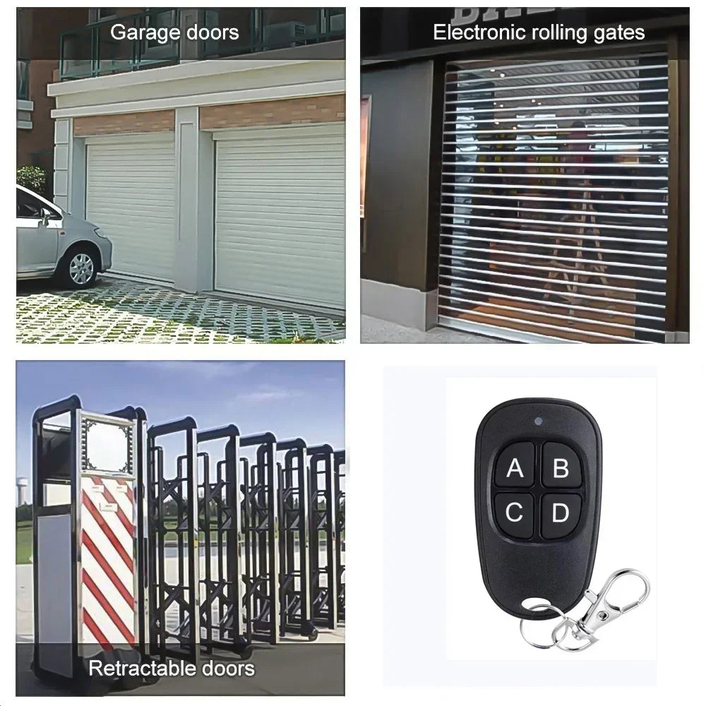 Garage Door Remote Control Duplicator 433MHz 433 92MHz Code Grabber Zpaxo
