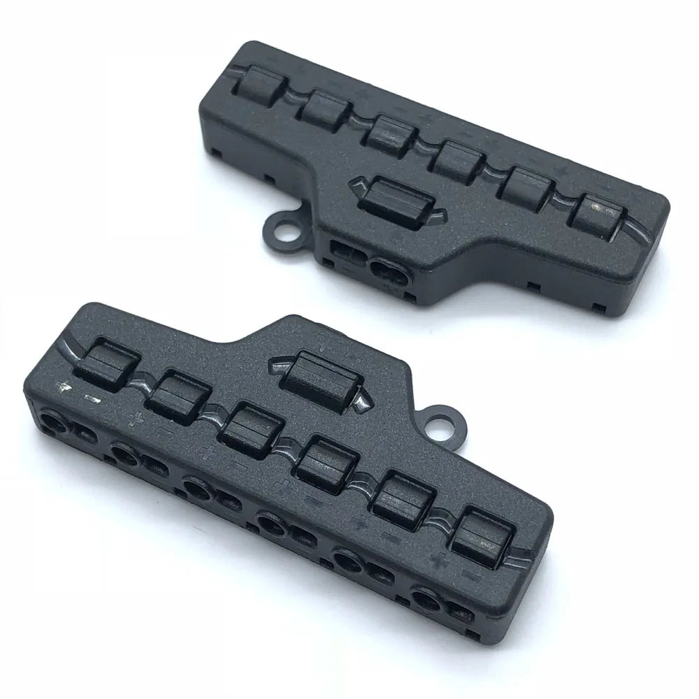 3 Out LED Quick-connect Push Terminals Post Terminal Splitter Zpaxo