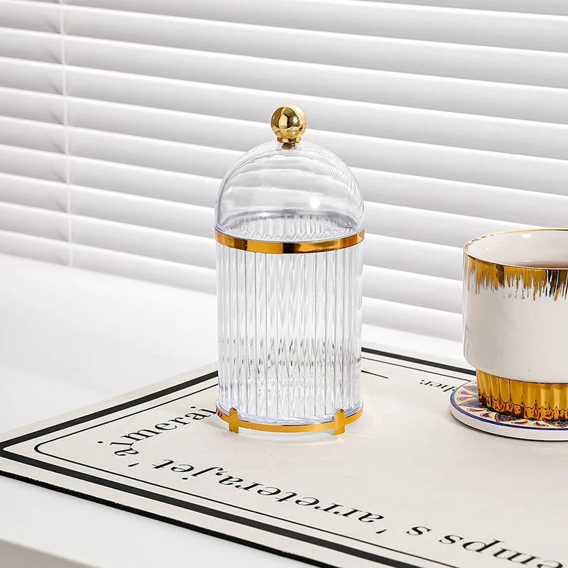 Food Storage Canister Modern Coffee Spoon Dessert Fork Holder Zpaxo Transparent