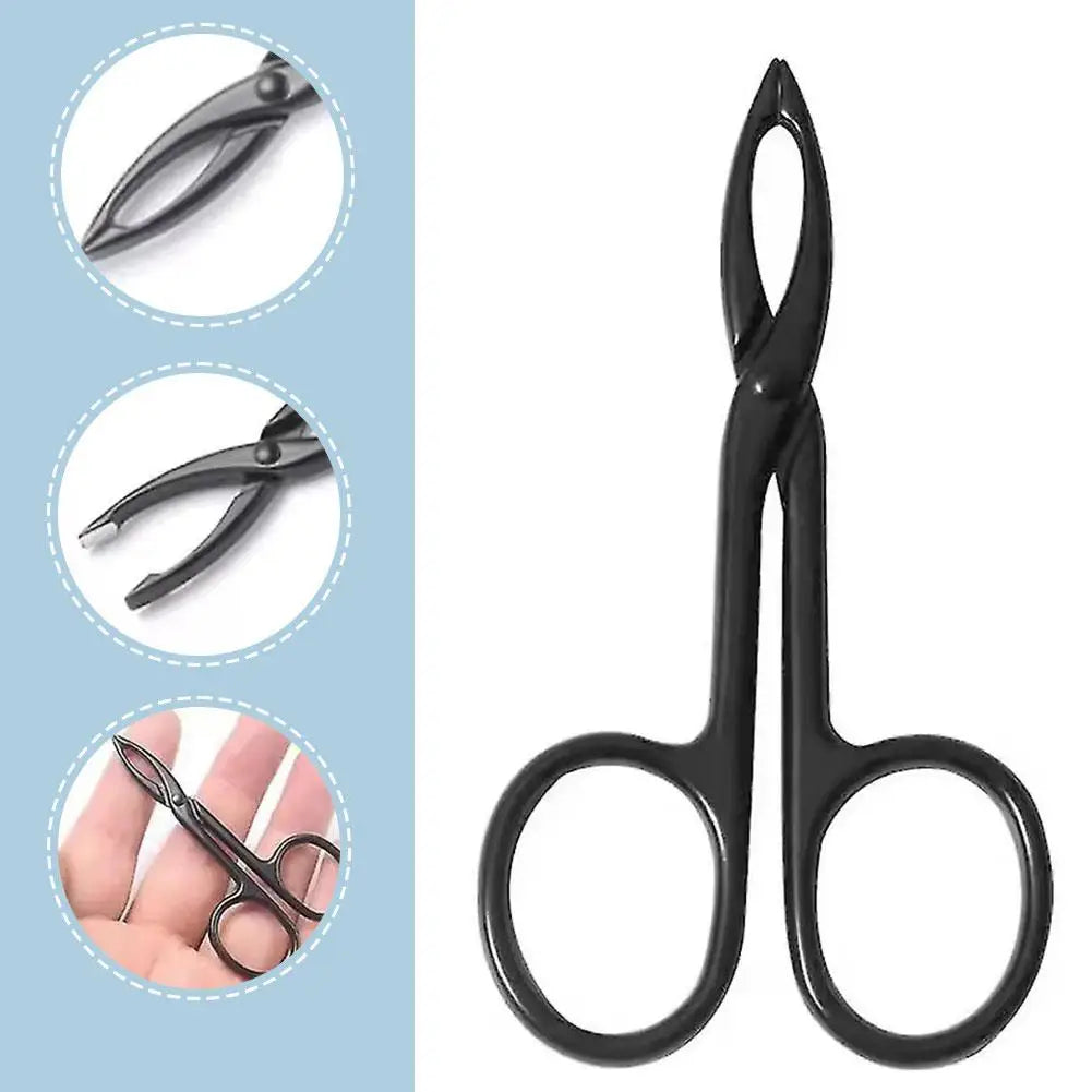 Stainless Steel Precision Eyebrow Tweezers | Makeup Beauty Tool Eyebrow Tweezers Zpaxo