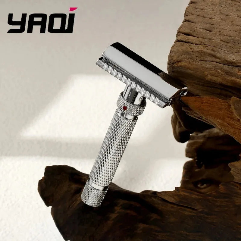 Yaqi The Final Cut Adjustable Chrome Safety Razor for Men Adjustable Safety Razor Zpaxo