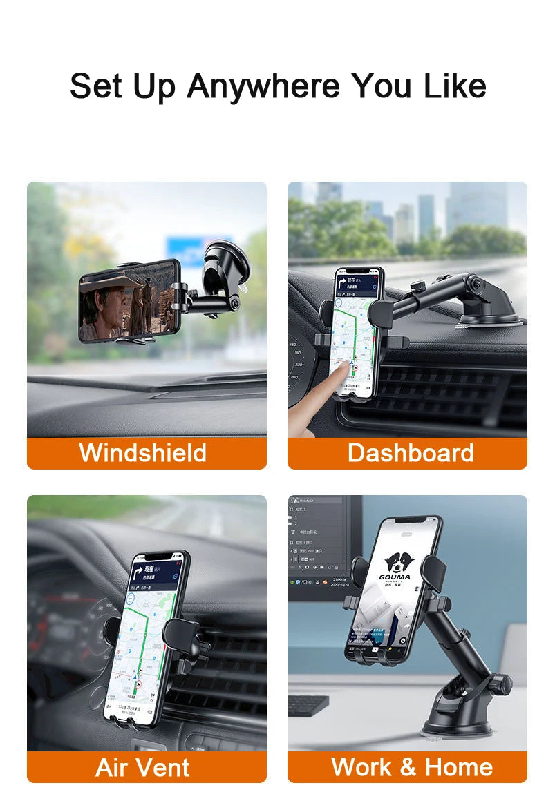 Sucker Car Phone Holder Air Vent Mount Cell Mobile Universal GPS