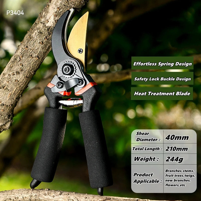 Labor-Saving Gardening Pruning Trees Cut Pruning Shears SK-5 Blade Scissors for Bonsai/Fruit Tree/Flowers/Branches Garden Pruner Zpaxo Type A