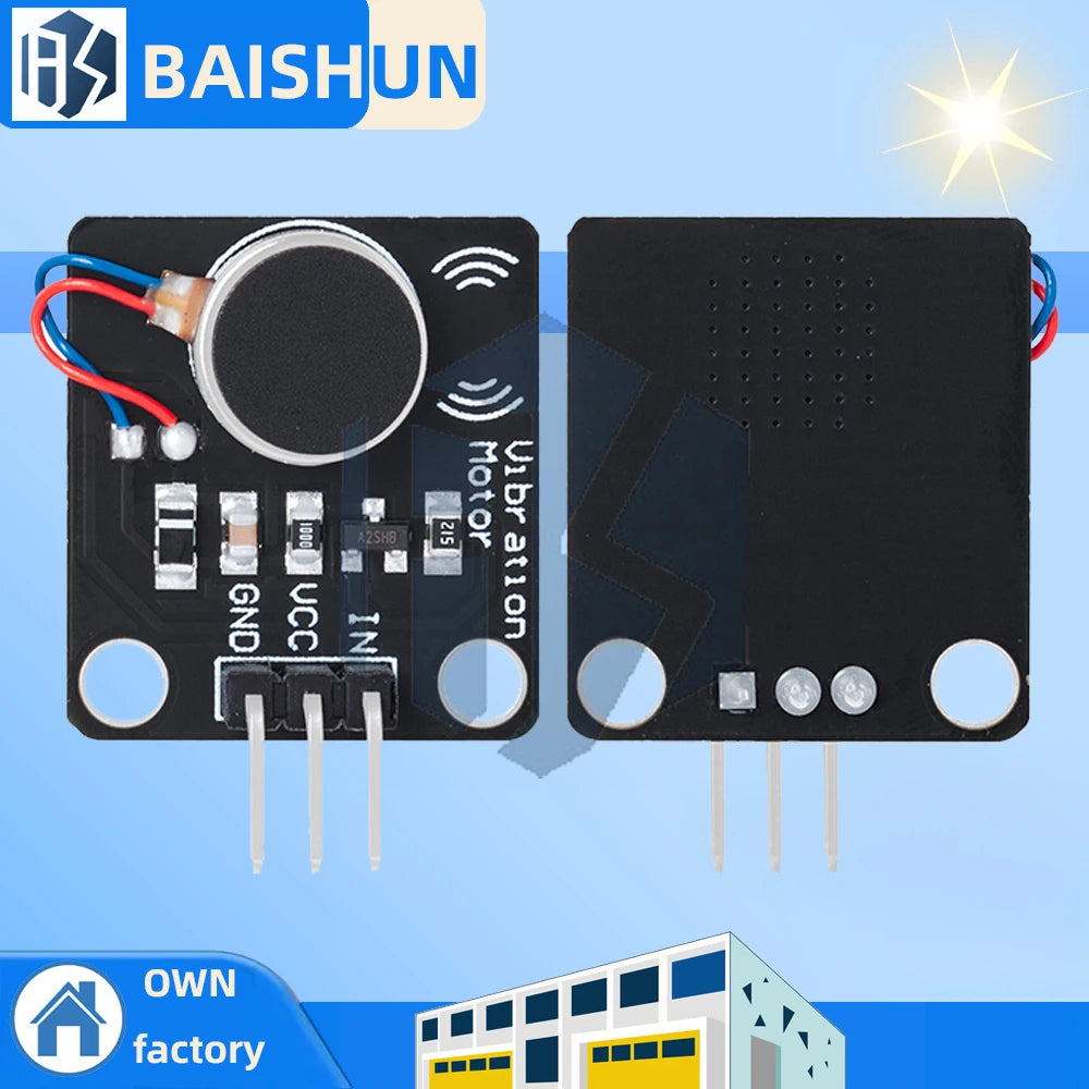 Mini 5V Vibration Motor Module Low Level Control Arduino-compatible Zpaxo