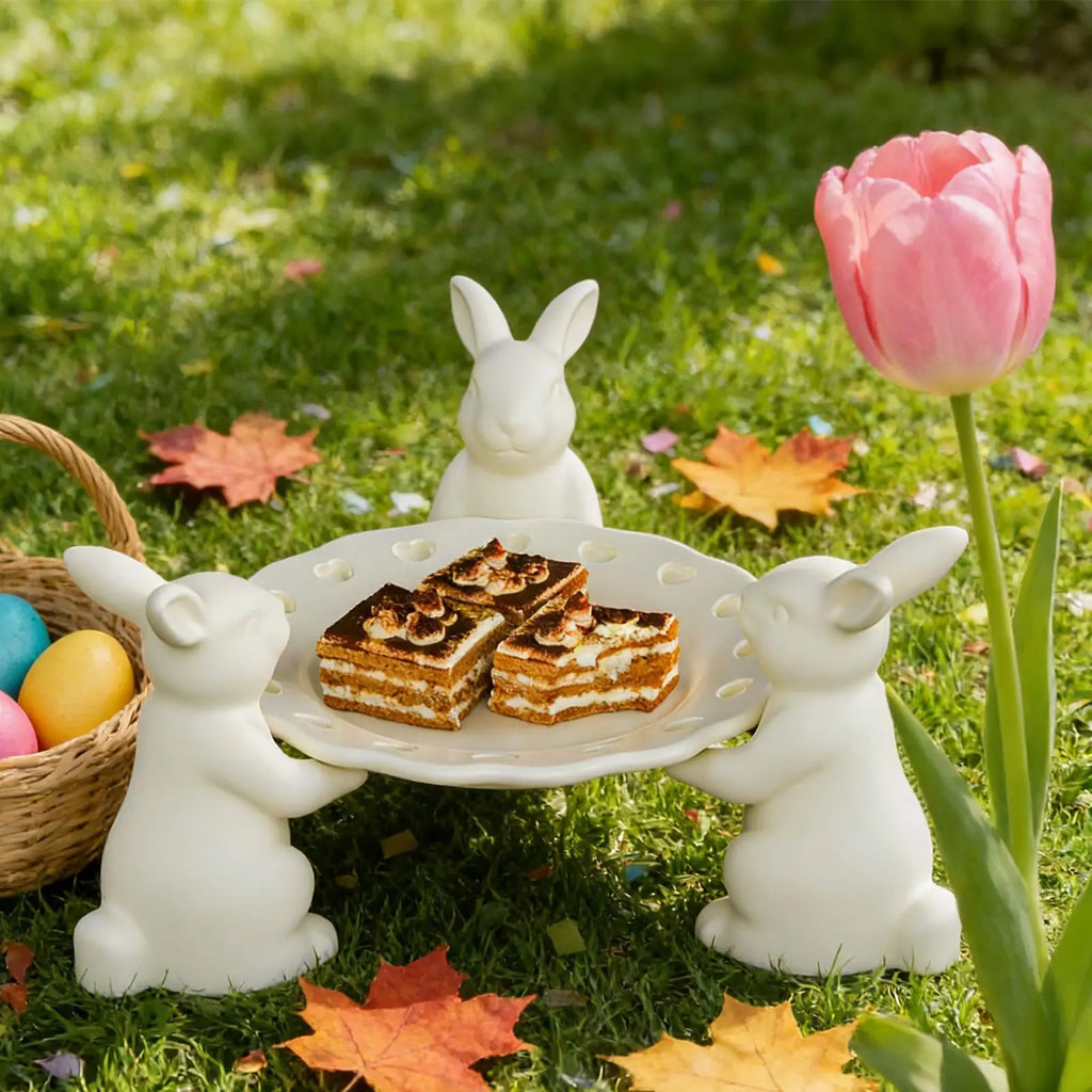 Easter Tray Silicone Molds 3D Cute Home Decor Bunny Mold Thanksgiving