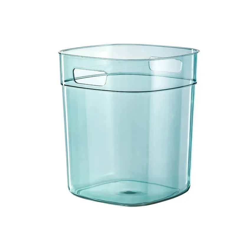 Transparent Plastic Ice Bucket – Portable Champagne Bar Bucket Ice Bucket Zpaxo Blue