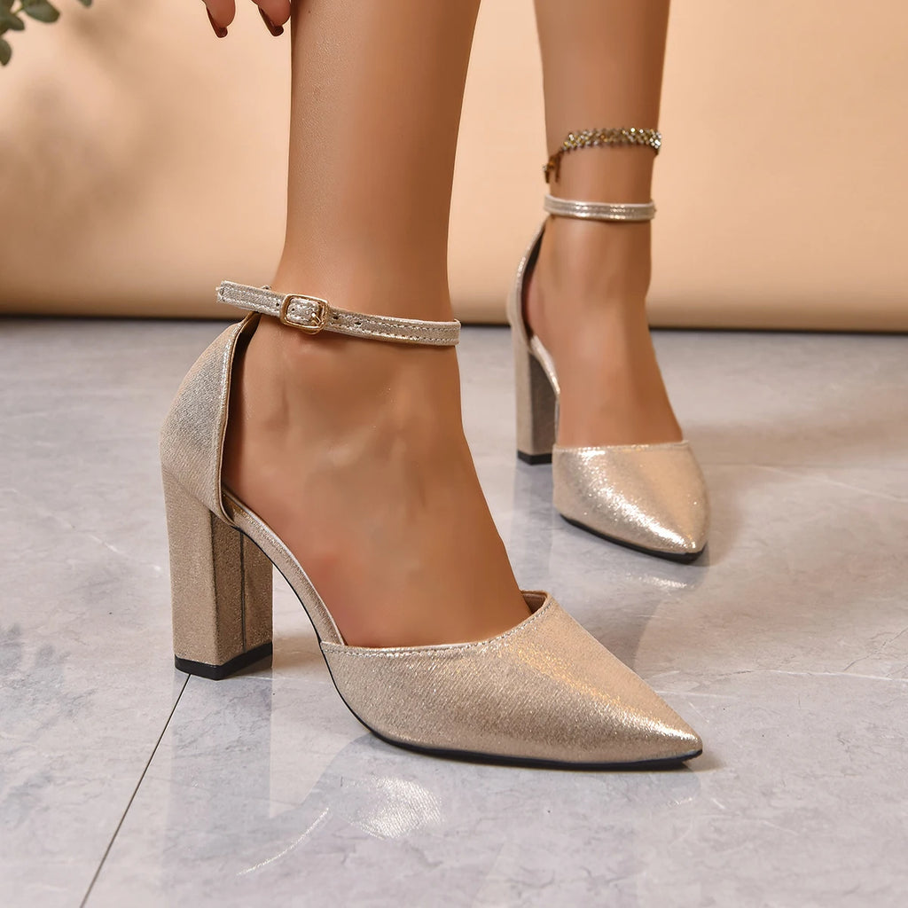 Women Sandals 2025 Luxury Outdoor Shoes Platform Pointed Toe Elegant Zpaxo