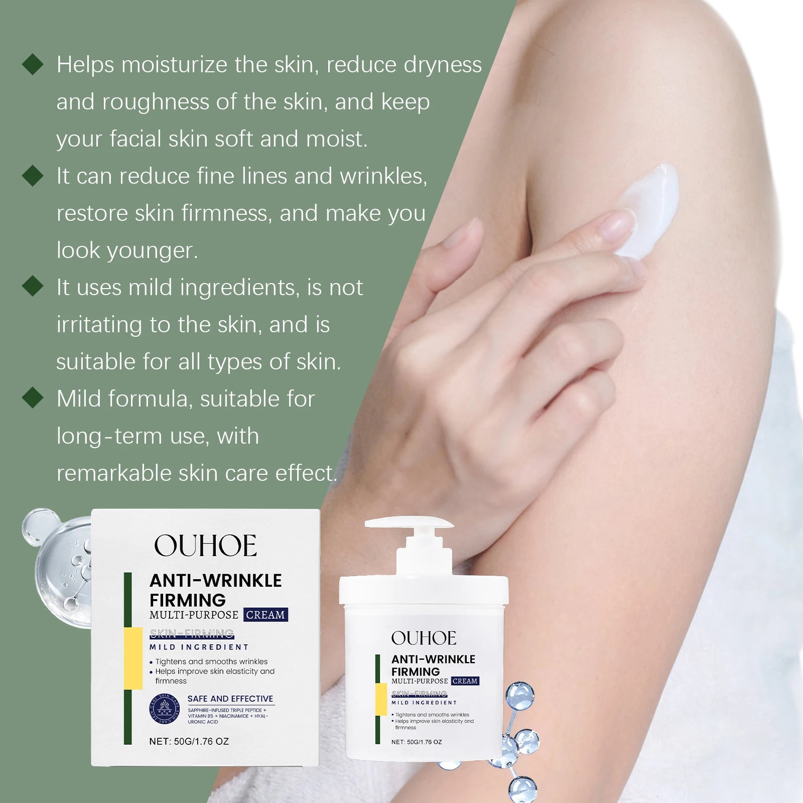 Face Firming Cream Tightening Skin Anti Wrin-kle Nourish Hydrating Zpaxo