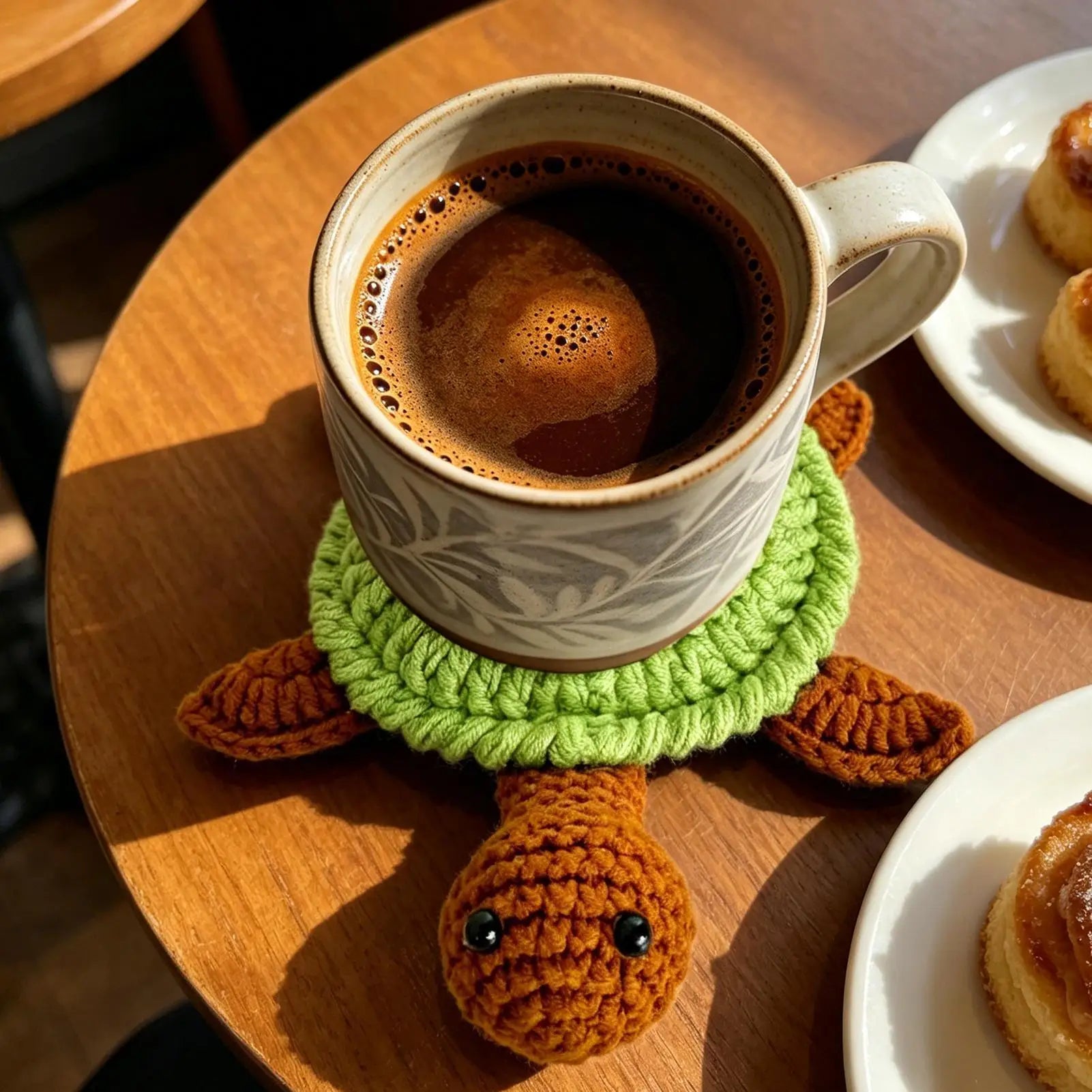 Cup Coasters Crochet Non-slip Funny Home Decor Animal Table Drinks
