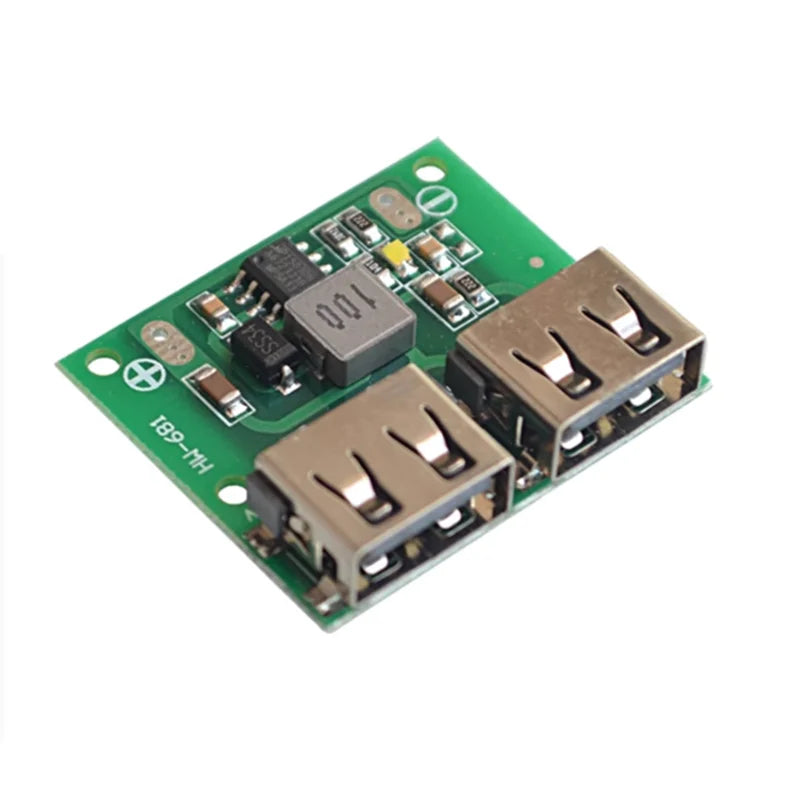 12V/24V to 5V dual USB socket 3A DC-DC car charging regulator charging module Zpaxo