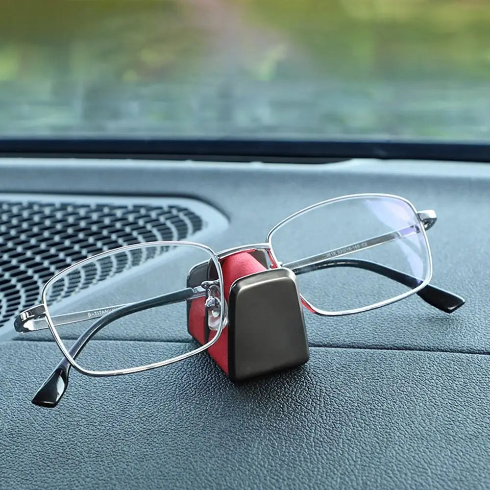 Zinc Alloy&leather Car Glasses Holder Universal Portable In-car Zpaxo