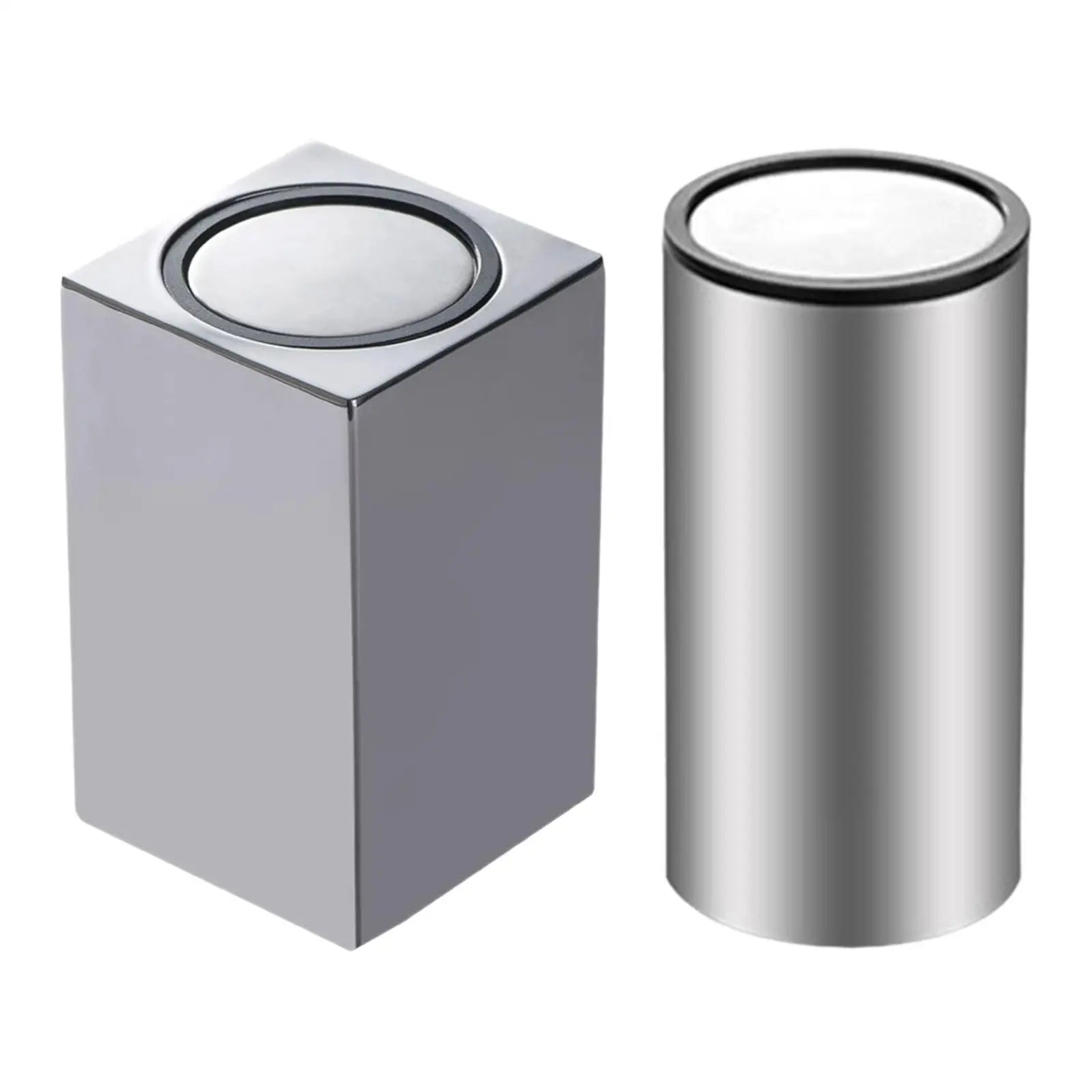Stainless Steel Toothpick Holder Popup Modern Portable Toothpick Holder Dispenser for Home Dining Table Hotels Bars Cafes Zpaxo Square
