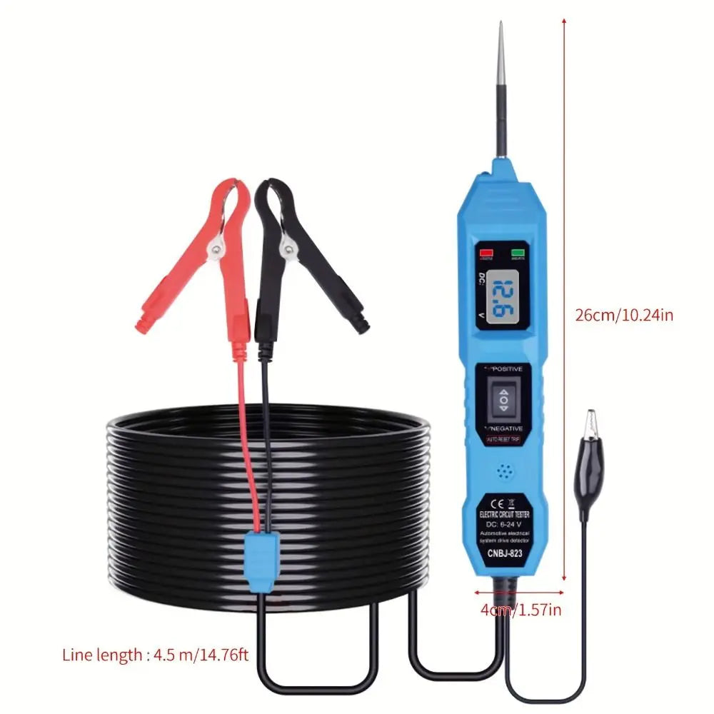 DC 7-36V Multifunctional Car Circuit Tester 8A Continuity Testing Zpaxo